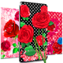 Скачать Pink red roses live wallpaper