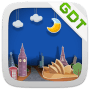 Скачать Papertown Super Theme GO