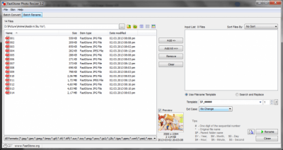 Скриншот приложения FastStone Photo Resizer Portable - №2