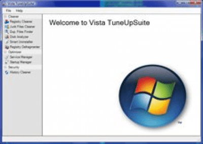 Скриншот приложения Vista Tune Up Suite - №1