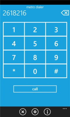 Скриншот приложения Metro Dialer Free - №2
