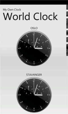 Скриншот приложения wp7clock - №2