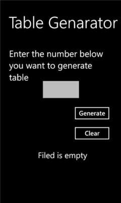 Скриншот приложения MathTableGenerator - №2