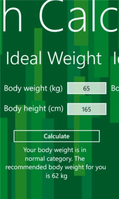 Скриншот приложения Health Calculator - №2