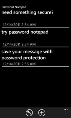 Скриншот приложения Password Notepad - №2