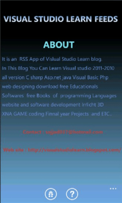 Скриншот приложения VISUAL STUDIO LEARN FEEDS - №2