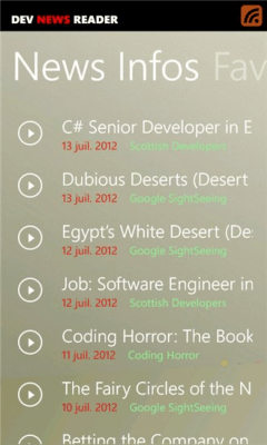 Скриншот приложения DevNewsReader - №2