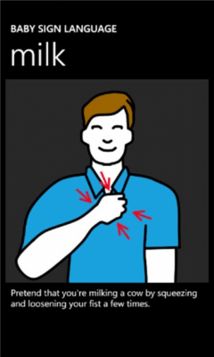Скриншот приложения Baby Sign Language - №2