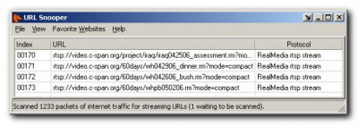 Скриншот приложения URL Snooper - №2