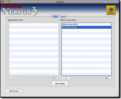 Скриншот приложения Nessus для macOS - №1