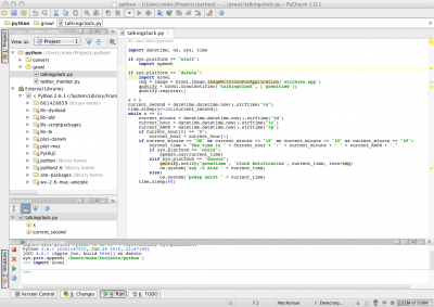 Скриншот приложения PyCharm для Mac - №1