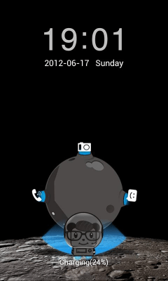 Скриншот приложения MOUSE-Space GO Locker Theme - №2