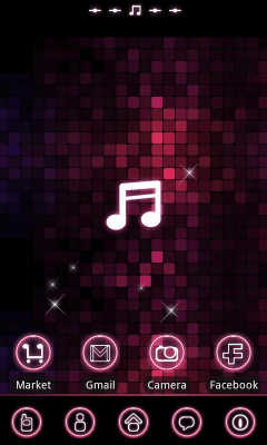 Скриншот приложения Red heart Theme GO Locker - №2