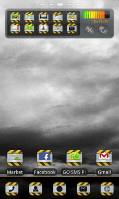 Скриншот приложения DIRT Theme GO Launcher EX - №2