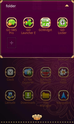 Скриншот приложения NewYear V Theme GO Launcher EX - №2