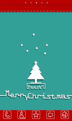 Скриншот приложения S Christmas Theme GO Launcher - №1