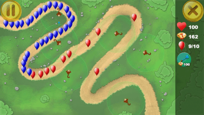 Скриншот приложения Monkey Balloon Tower Defense - №2