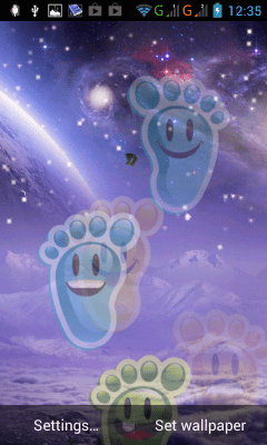 Скриншот приложения Foot prints - №2