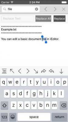 Скриншот приложения iEditor - №2
