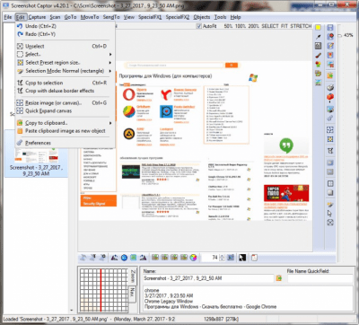 Скриншот приложения Screenshot Captor Portable - №2