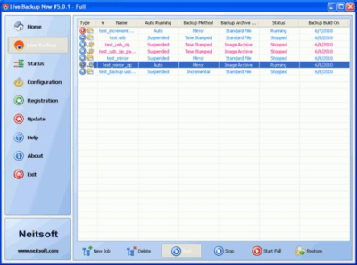 Скриншот приложения Live Backup Now Portable - №2