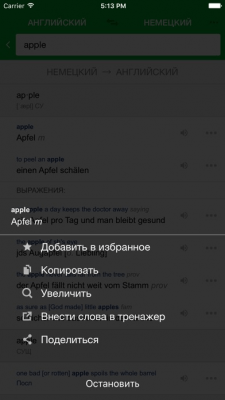 Скриншот приложения Онлайн-словарь PONS - №2