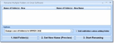 Скриншот приложения Rename Multiple Folders At Once - №1