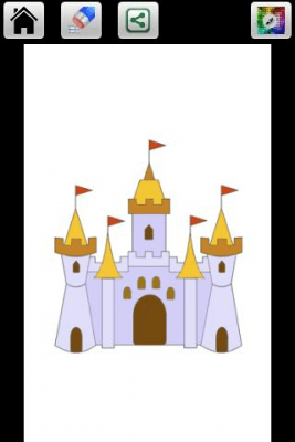 Скриншот приложения Castle Draw Color - №2