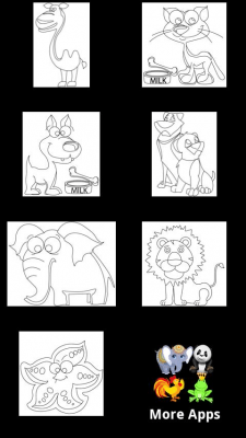 Скриншот приложения Animal Coloring Book - №2