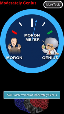 Скриншот приложения Moron Meter - №2