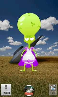 Скриншот приложения Talking Alien - №2
