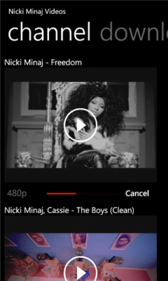 Скриншот приложения Nicki Minaj Videos - №2