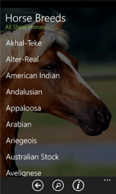 Скриншот приложения Horse Breeds - №2