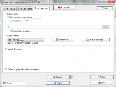 Скриншот приложения Able Batch Converter - №1