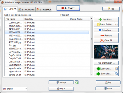 Скриншот приложения Able Batch Converter - №2