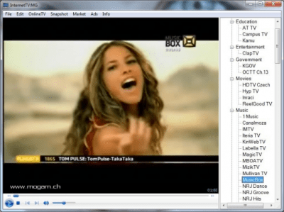 Скриншот приложения Internet TV - №1