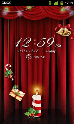Скриншот приложения GO Locker Christmas Eve Theme - №2