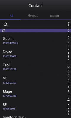 Скриншот приложения GO SMS Pro IPhoneBlack ThemeEX - №2