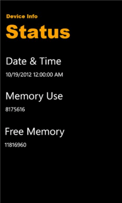 Скриншот приложения Device Info - №2