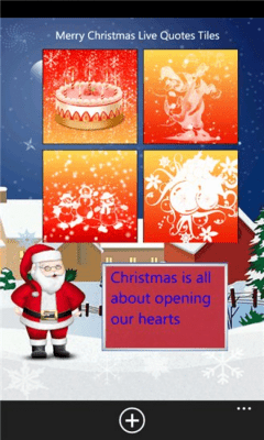 Скриншот приложения Christmas Live Quotes Tiles - №2