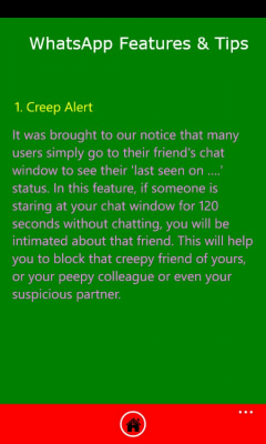 Скриншот приложения WhatsApp Features & Tips - №2