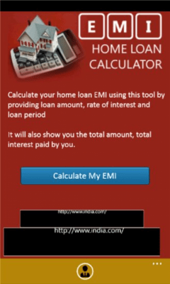 Скриншот приложения Home Loan EMI Calculator - №2