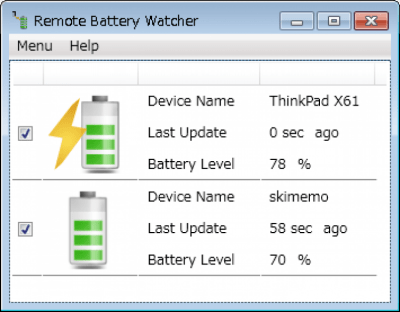 Скриншот приложения Remote Battery Monitor - №1