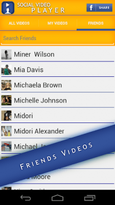 Скриншот приложения FB Video Player - №1