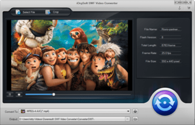 Скриншот приложения SWF Video Converter - №1