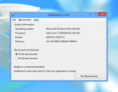 Скриншот приложения Geekbench - №2