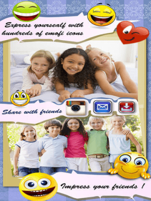 Скриншот приложения Emoji Photo Collage Maker - №2
