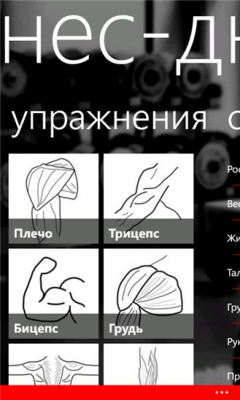 Скриншот приложения Фитнес-дневник - №2
