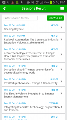 Скриншот приложения Internet of Things World Forum - №2