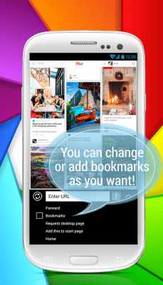 Скриншот приложения 3G Internet Browser - №2